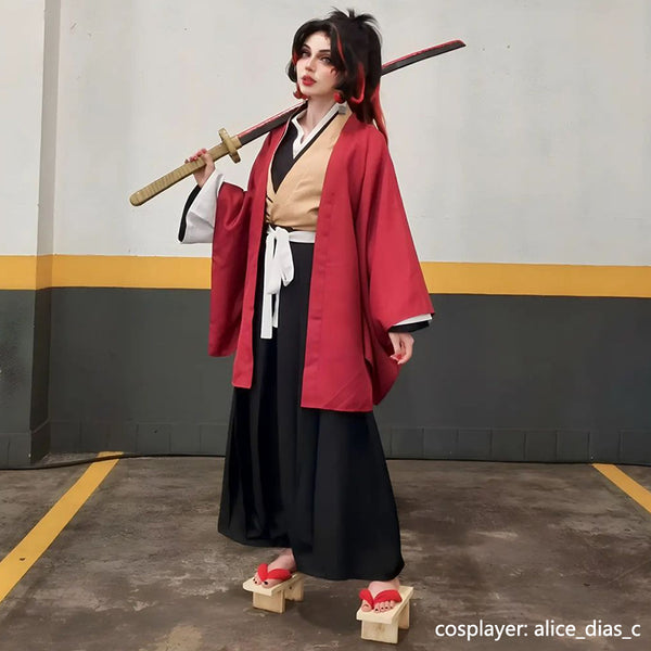Demon Slayer: Kimetsu No Yaiba Yoriichi Tsugikuni Cosplay Costume