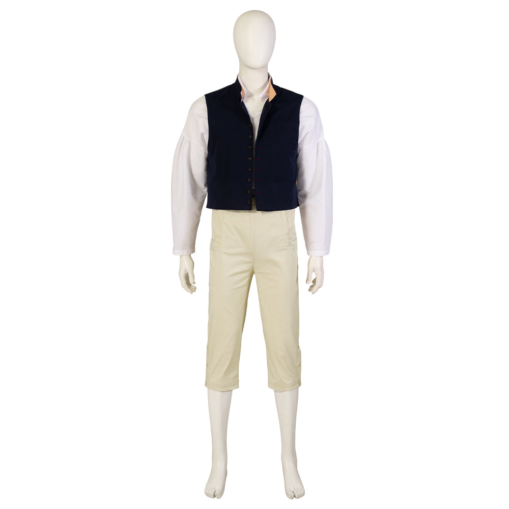 Disney 2023 Movie The Little Mermaid Prince Eric Cosplay Costume