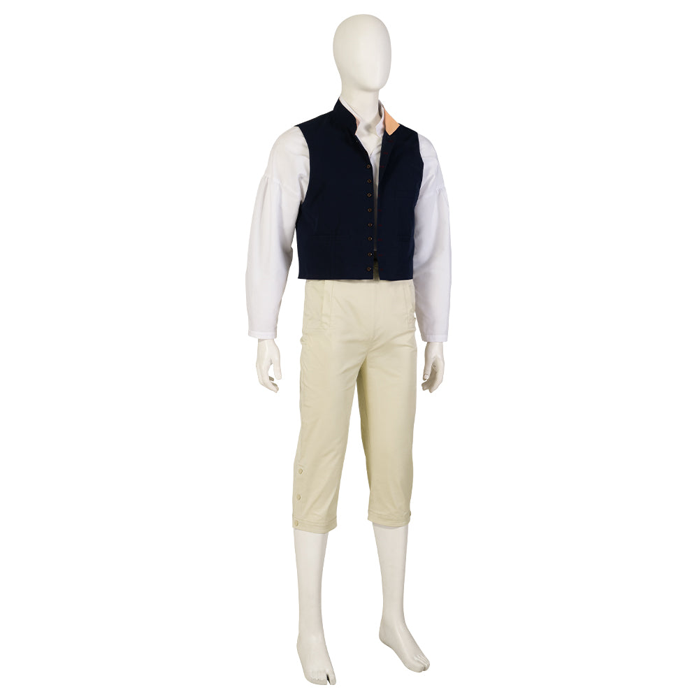 Disney 2023 Movie The Little Mermaid Prince Eric Cosplay Costume