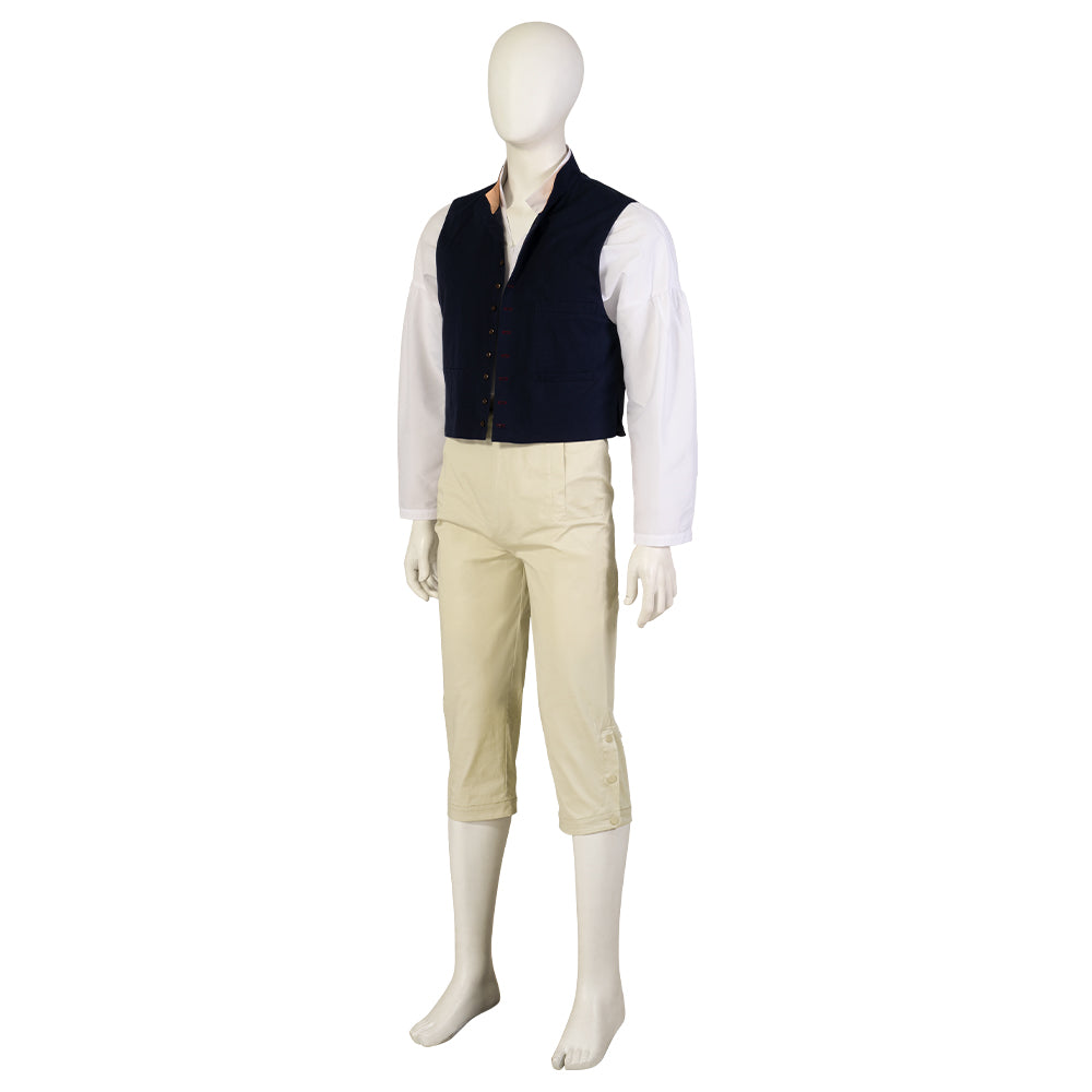 Disney 2023 Movie The Little Mermaid Prince Eric Cosplay Costume