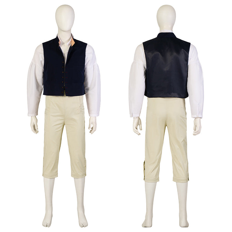 Disney 2023 Movie The Little Mermaid Prince Eric Cosplay Costume