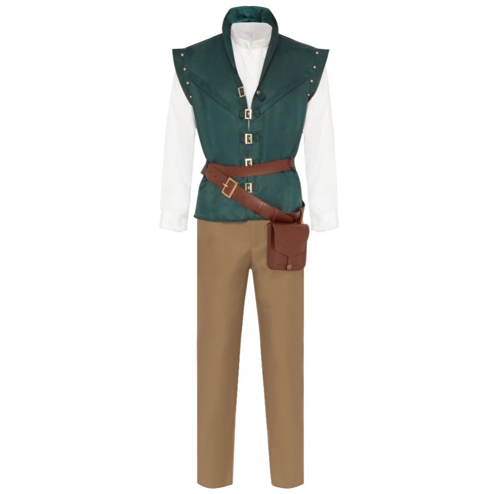 Disney Tangled Rapunzel Flynn Rider Cosplay Costume