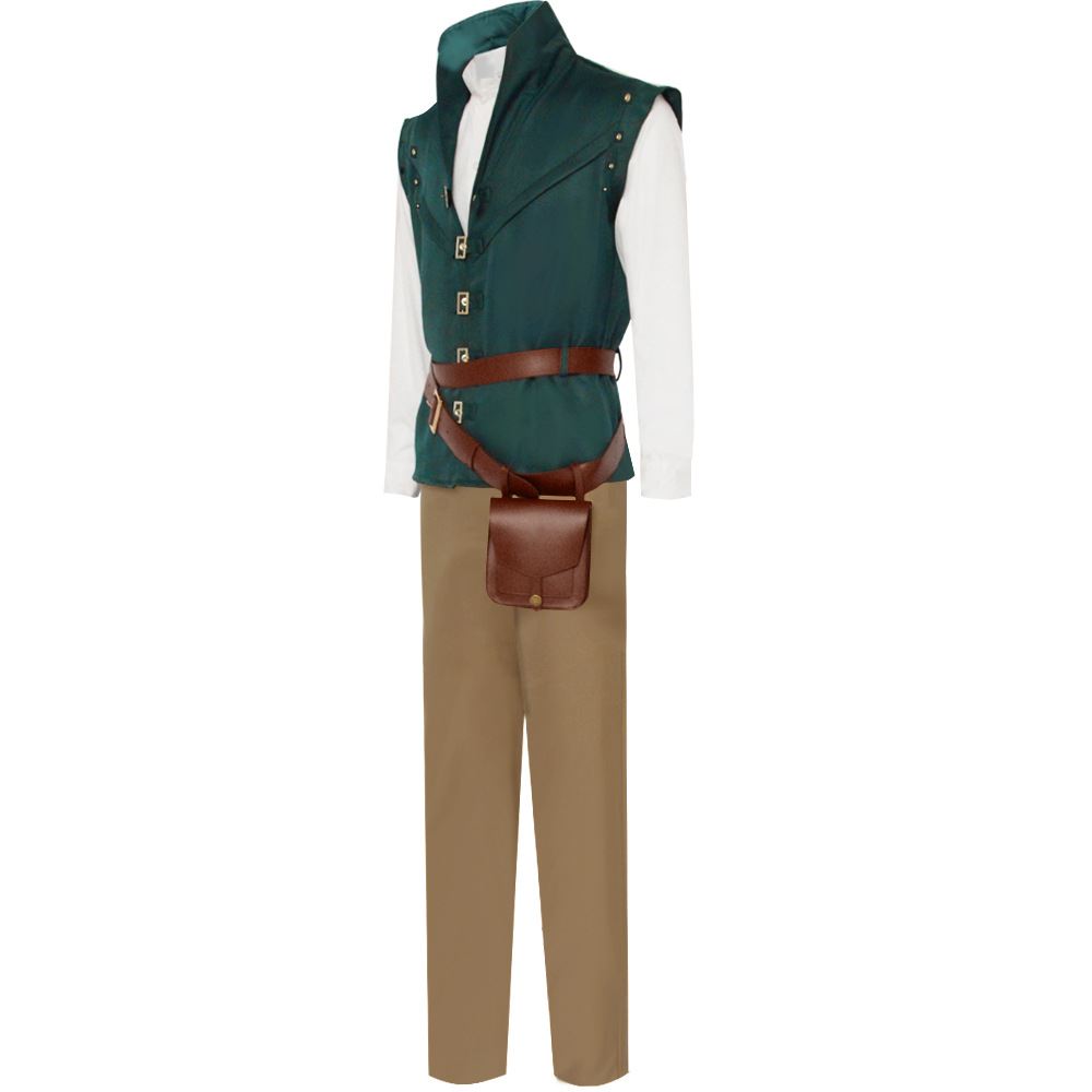 Disney Tangled Rapunzel Flynn Rider Cosplay Costume