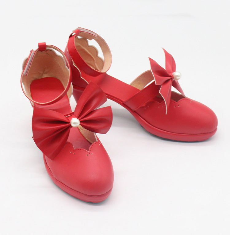 Neon Genesis Evangelion EVA Myethos Soryu Asuka Langley Cosplay Shoes
