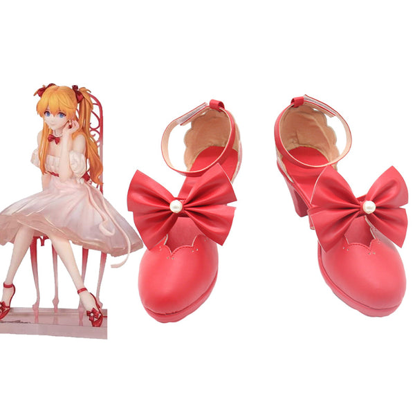 Neon Genesis Evangelion EVA Myethos Soryu Asuka Langley Cosplay Shoes