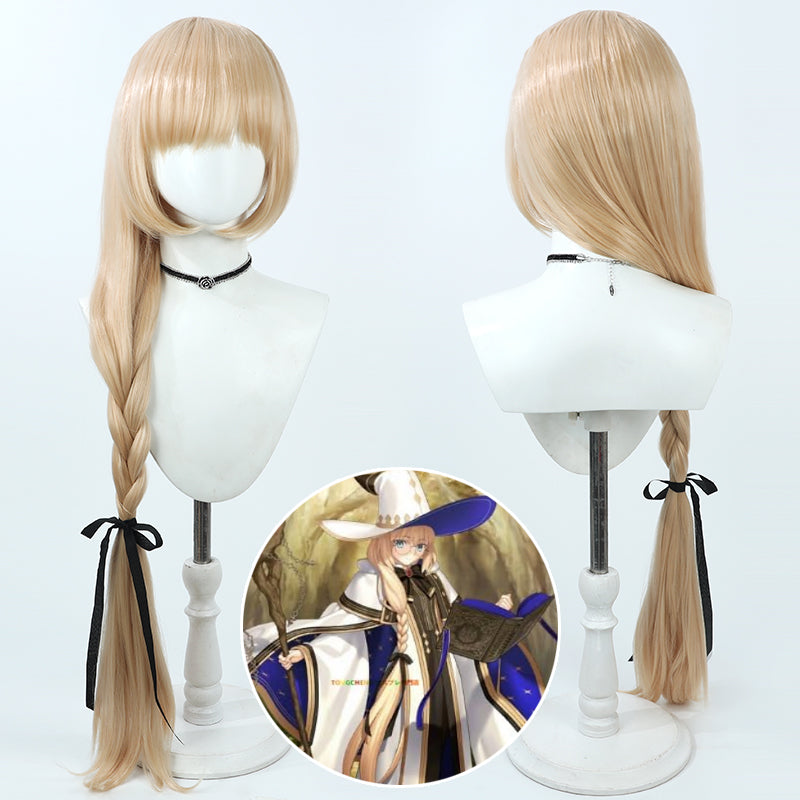 Fate Grand Order FGO Aesc the Savior Aesc the Rain Witch Beach Queen Morgan Tonelico the Savior Cosplay Wig