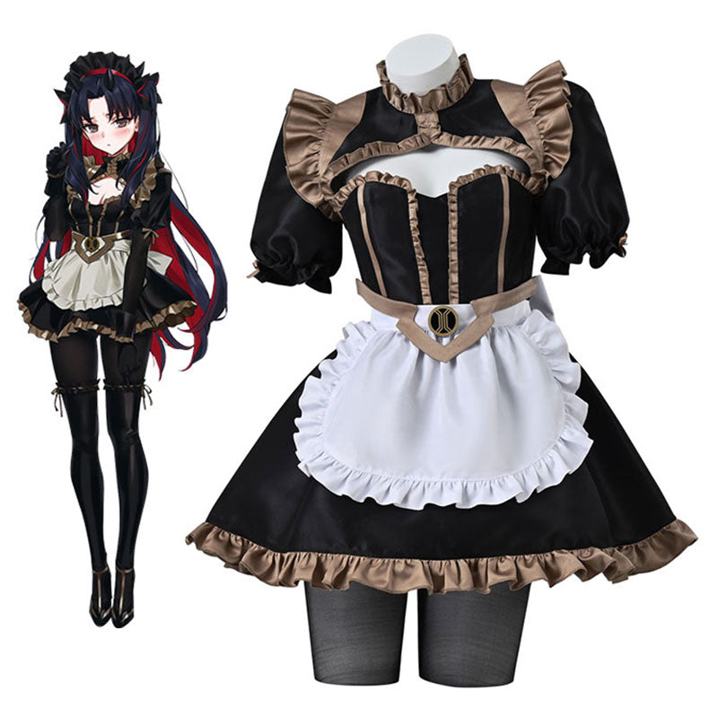 Fate Grand Order FGO Space Ishtar Maid Cosplay Costume