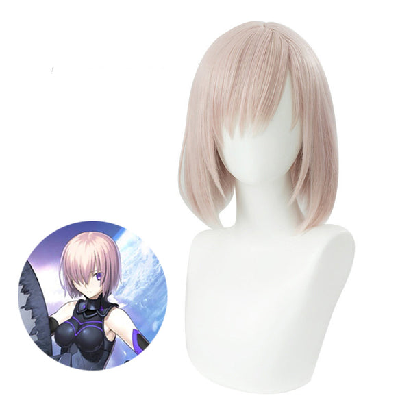 Fate Grand Order Mash Kyrielight Shielder Cosplay Wig