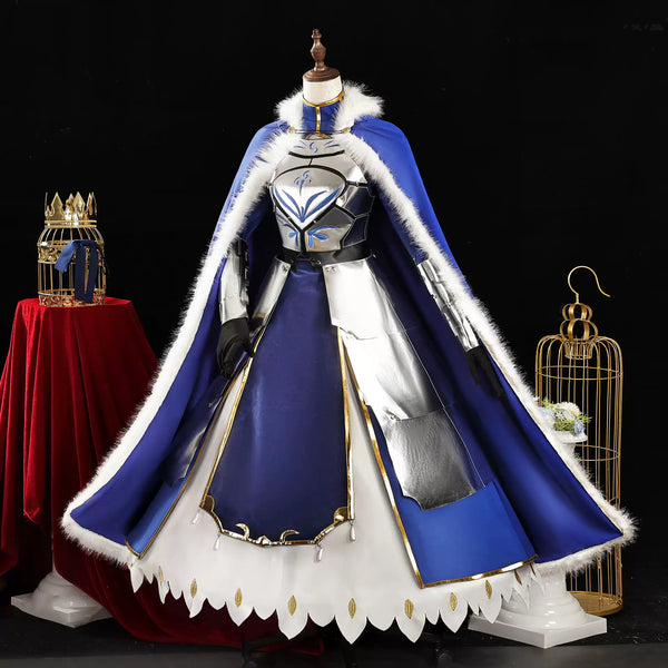 Fate Stay Night Saber Artoria Pendragon B Edition Cosplay Costume
