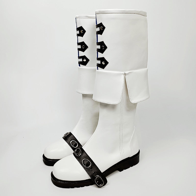 Final Fantasy XIV 6.0 Endwalker FF14 Alphinaud Leveilleur Shoes Cosplay Boots