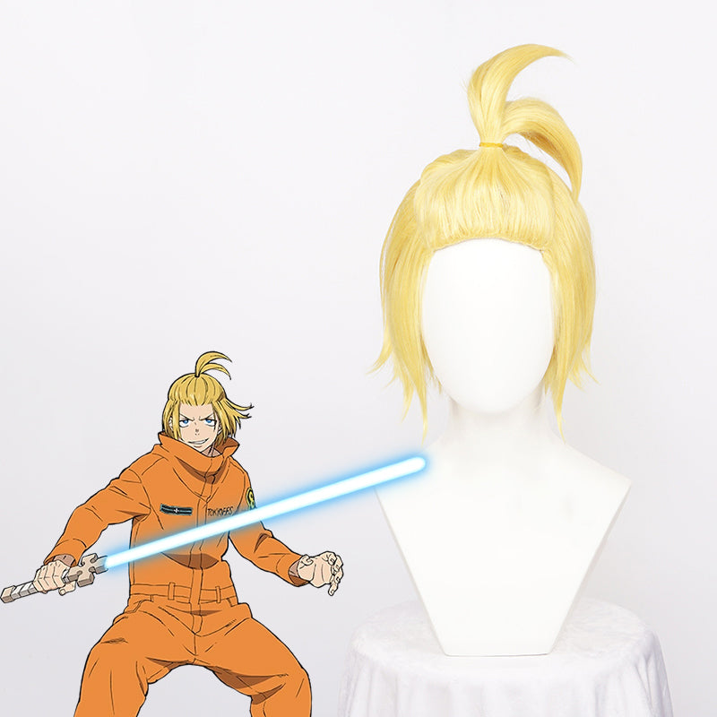Fire Force Enen No Shouboutai Arthur Boyle Cosplay Wig
