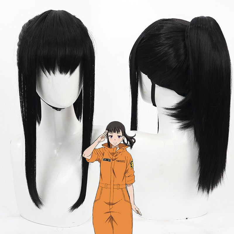 Fire Force Enen No Shouboutai Maki Oze Cosplay Wig