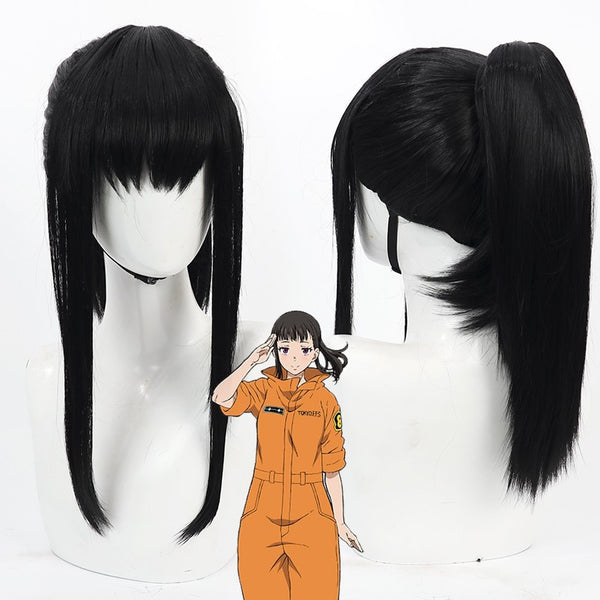 Fire Force Enen No Shouboutai Maki Oze Cosplay Wig