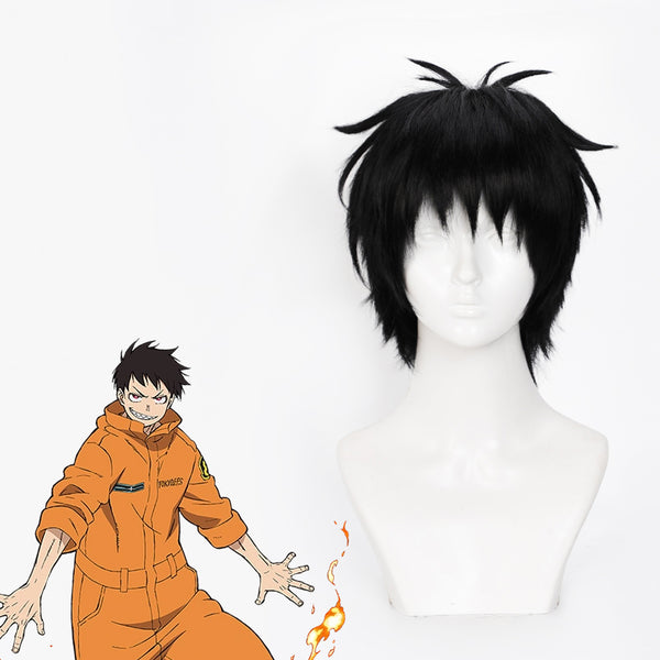 Fire Force Enen no Shouboutai Shinra Kusakabe Cosplay Wig