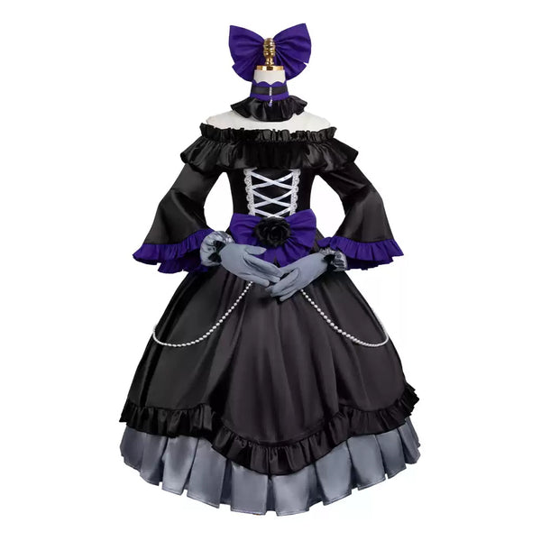 From Bureaucrat to Villainess Grace Auverne Gothic Dress Cosplay Costume