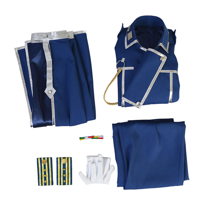 Fullmetal Alchemist Roy Mustang Cosplay Costume