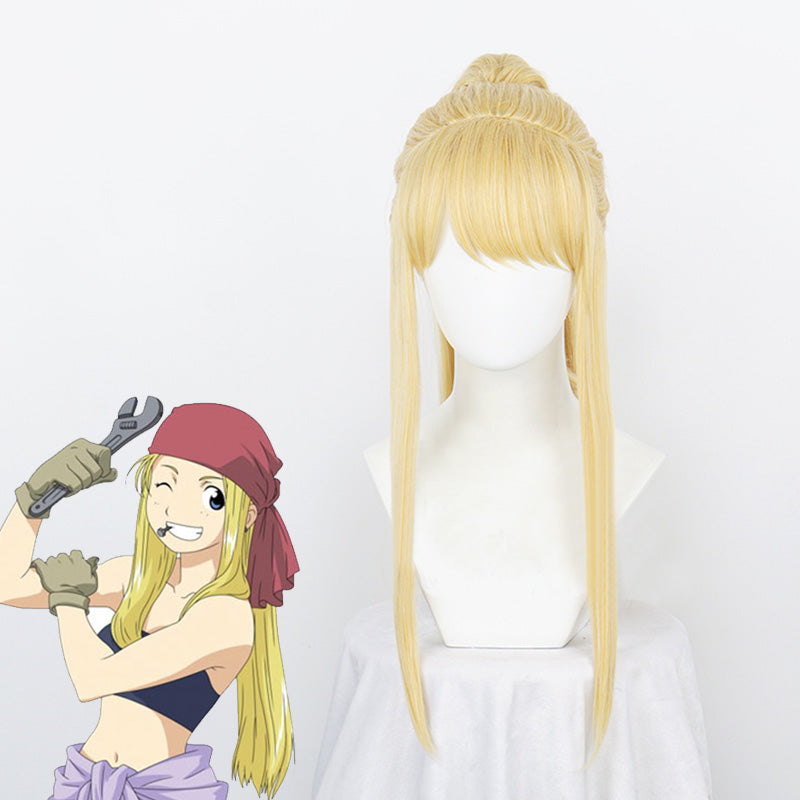 Fullmetal Alchemist Winry Rockbell Cosplay Wig