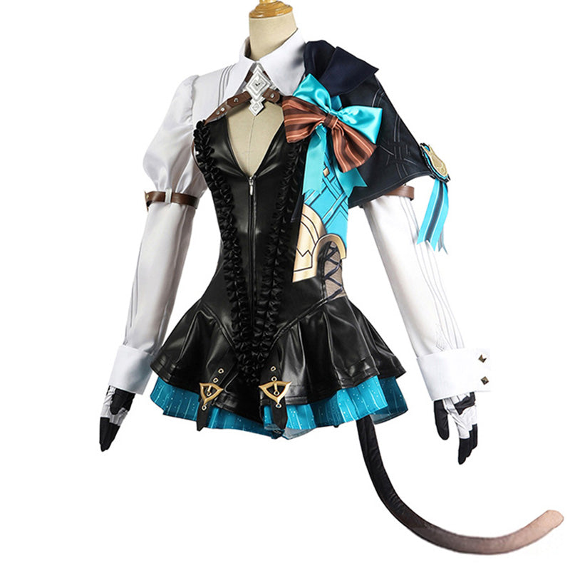 Genshin Impact Lynette Cosplay Costume R