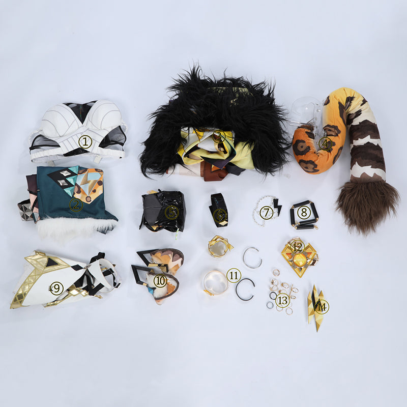 SR Genshin Impact Xilonen Cosplay Costume
