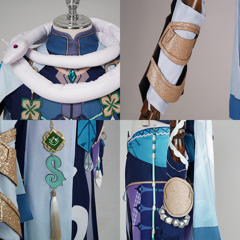 Genshin Impact Baizhu Cosplay Costume