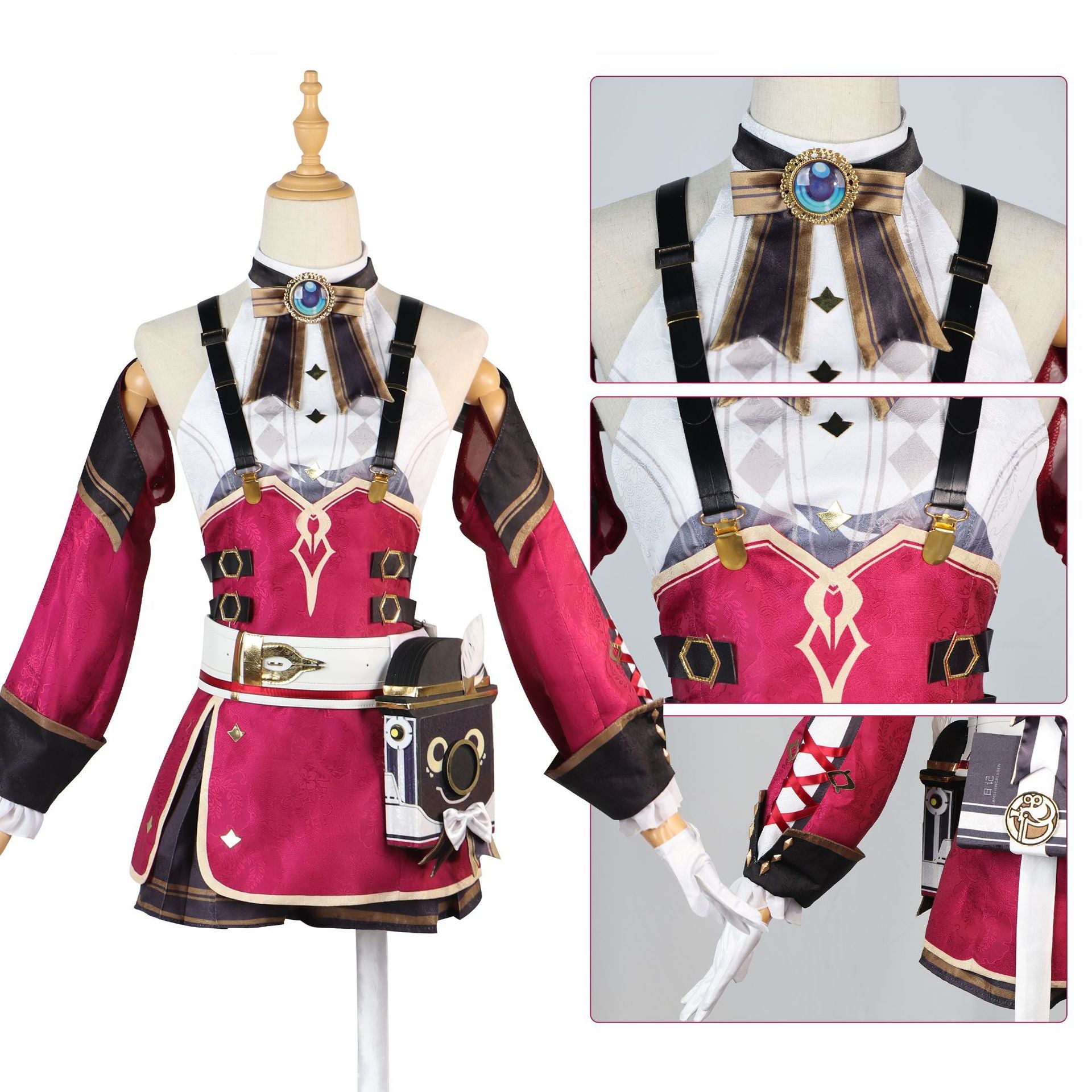 Genshin Impact Charlotte Cosplay Costume