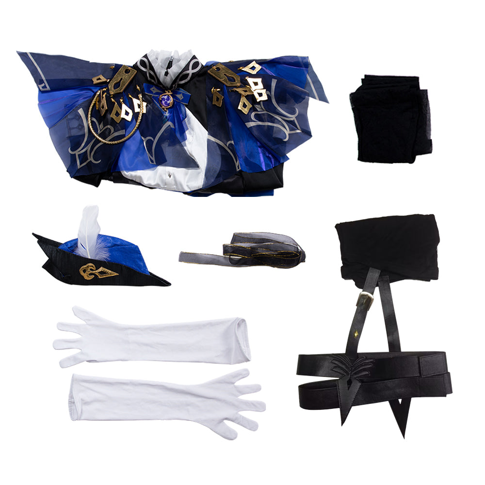 Genshin Impact Clorinde Cosplay Costume