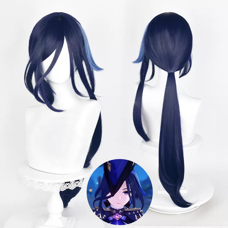 Genshin Impact Clorinde Cosplay Wig