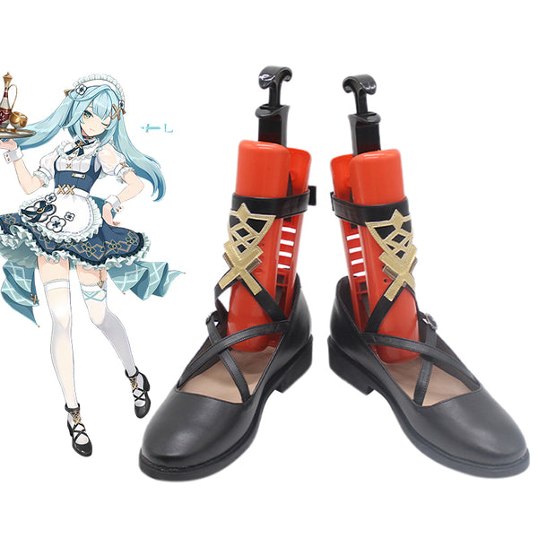 Genshin Impact Faruzan Maid Dress Cosplay Shoes