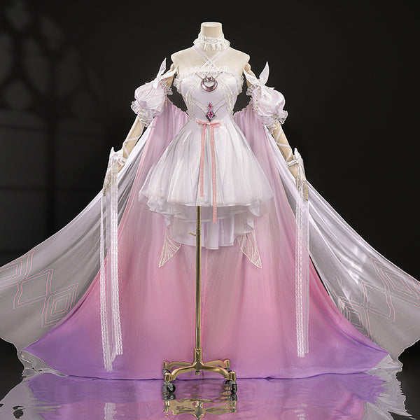 Genshin Impact Fes the Eleven Fatui Harbingers Damselette Columbina The Maiden Cosplay Costume