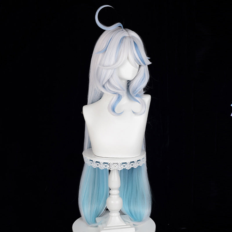 Genshin Impact Fontaine Hydro Archon Focalors God of Justice Furlna Cosplay Wig