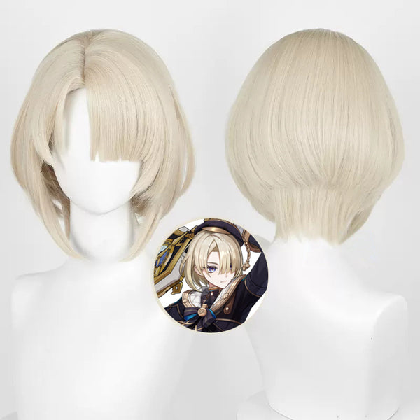 Genshin Impact Freminet Cosplay Wig