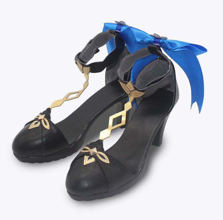 Genshin Impact Ganyu Twilight Blossom Cosplay Shoes