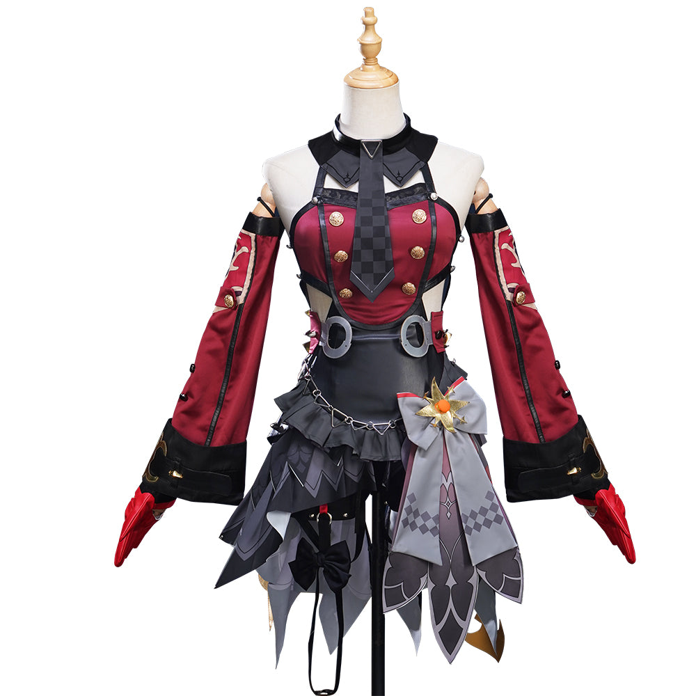 Genshin Impact Goth Girl Daily Meropide "M" Cosplay Costume