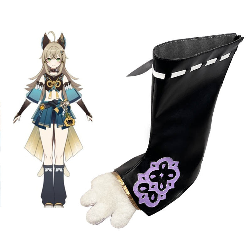 Genshin Impact Kirara Shoes Cosplay Boots