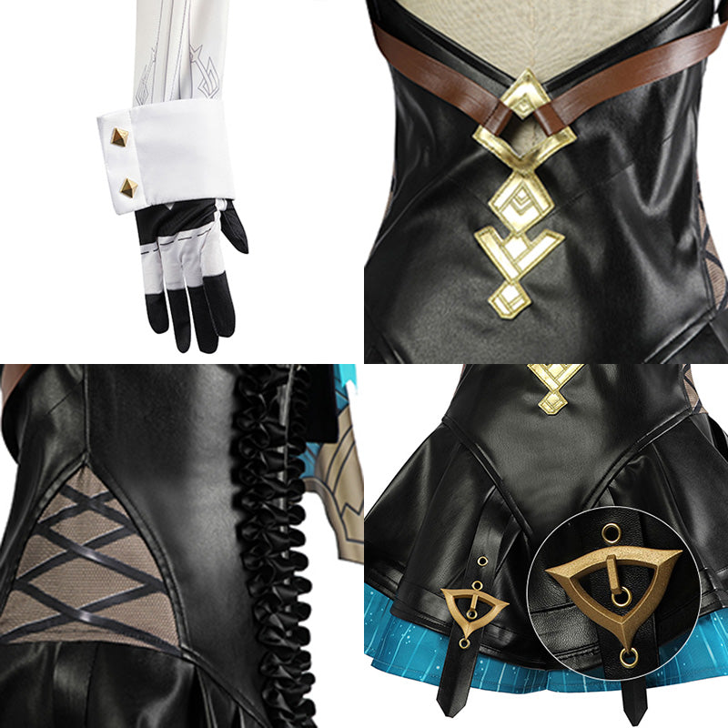 Genshin Impact Lynette Cosplay Costume R