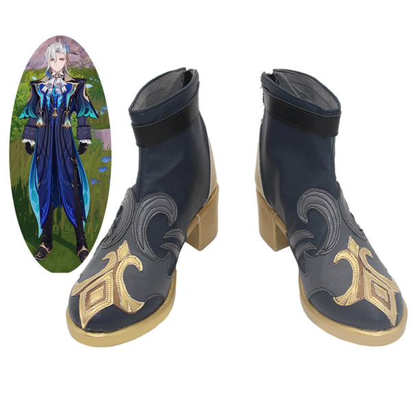 Genshin Impact Neuvillette Cosplay Shoes