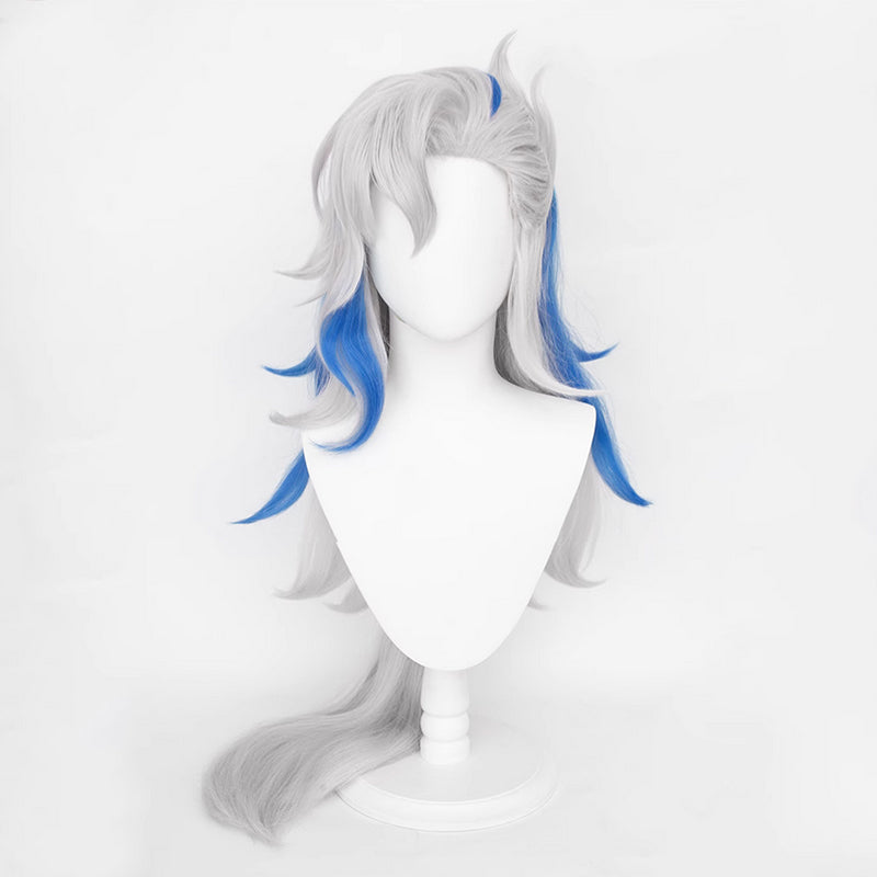 Genshin Impact Neuvillette Cosplay Wig