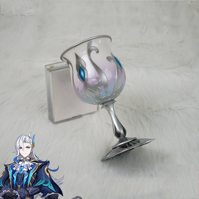 Genshin Impact Neuvillette Wineglass Cosplay Accessory Prop