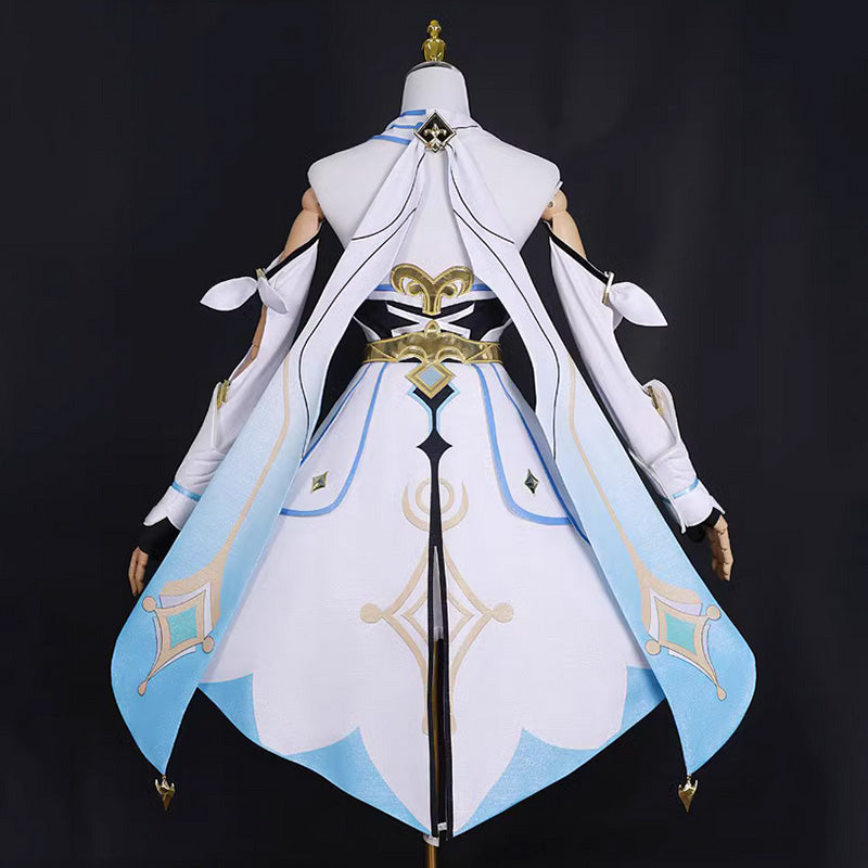 Genshin Impact Player Female Traveler Lumine Cosplay Costume