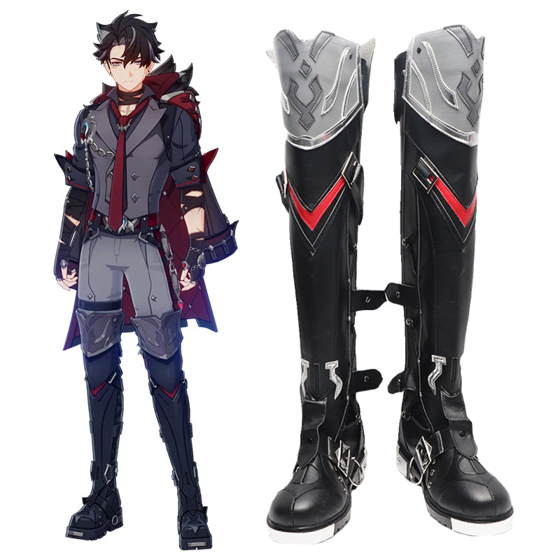 Genshin Impact Wriothesley Shoes Cosplay Boots