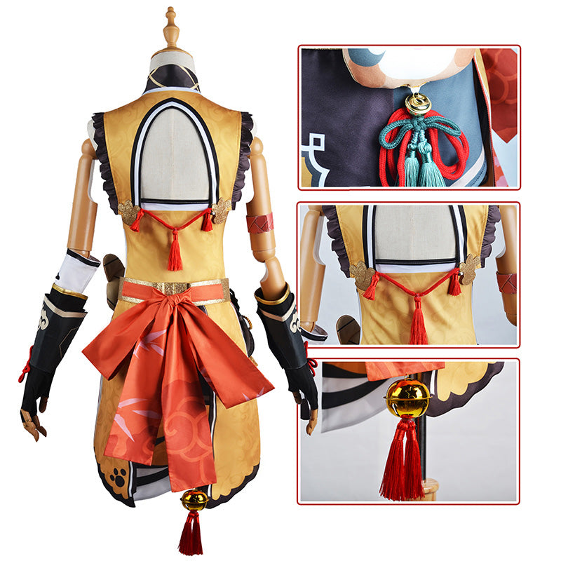 Genshin Impact Xiangling Halloween Cosplay Costume