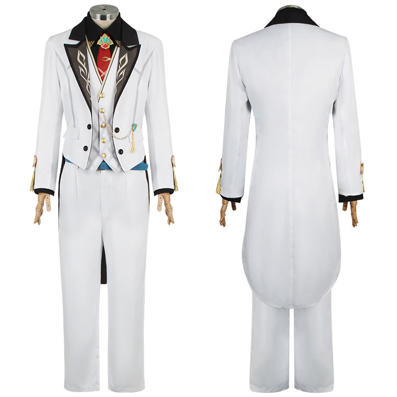 Genshin Impact x GIGO Kaveh White Suit Cosplay Costume