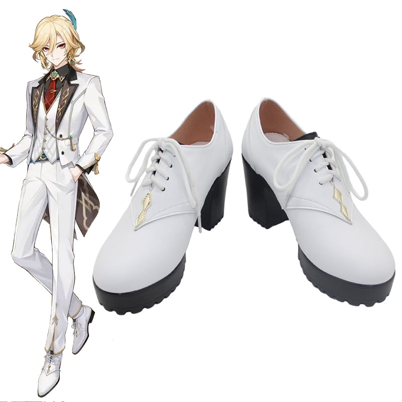 Genshin Impact x GIGO Kaveh White Suit Cosplay Shoes