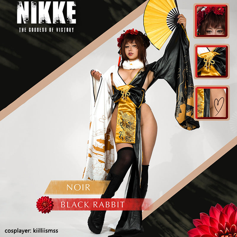 Goddess of Victory: Nikke Noir Black Rabbit Cosplay Costume