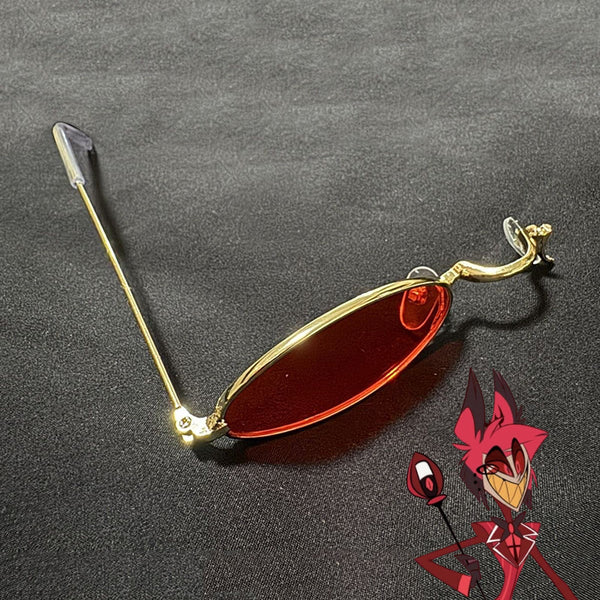 Hazbin Hotel Alastor Glasses Cosplay Accessory Prop