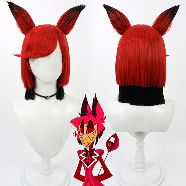 Hazbin Hotel Alastor B Edition Cosplay Wig