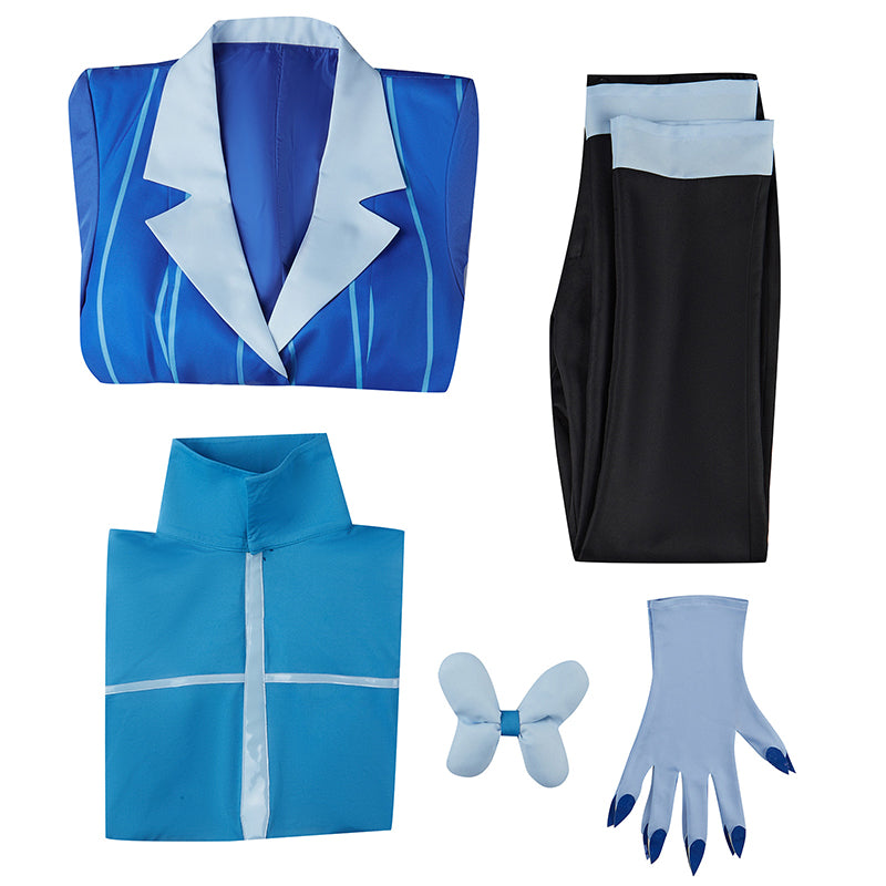 Hazbin Hotel Alastor Blue Cosplay Costume