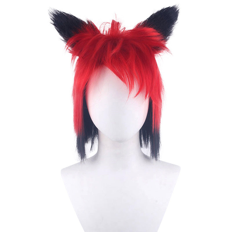 Hazbin Hotel Alastor Cosplay Wig