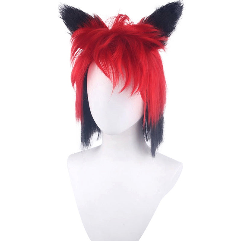 Hazbin Hotel Alastor Cosplay Wig