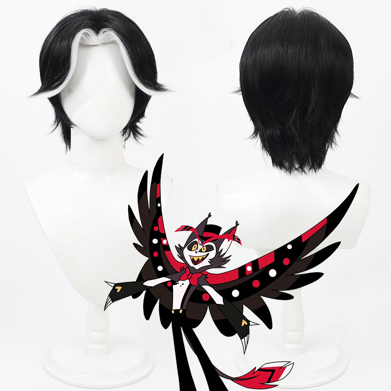 Hazbin Hotel Angel Husk Cosplay Wig